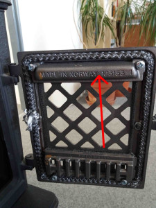 JOTUL Horní vnitřní díl dvířek F 602; ND 10315392