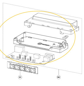 FABER Ovládací panel elektronický; ND 133.0057.309