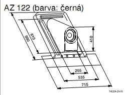 JUNKERS Manžeta vodorovného průchodu - střecha 30-45°, černá