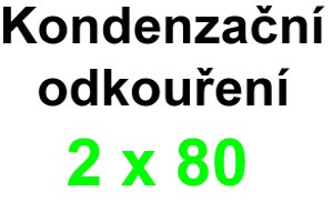 KOndenzační kotle - 80/80 systém děleného o odkouř