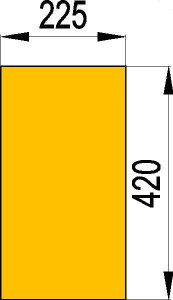 Příslušenství HAAS+SOHN Náhradní cihla č. 177 - šamot 30 x 225 x 420 (sada 2 kus