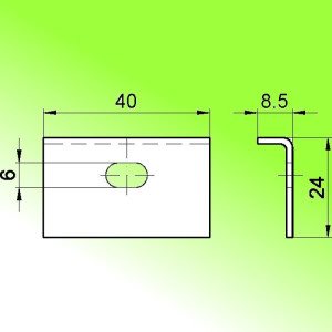 HAAS + SOHN Příchytka skla; ND 0416315115300