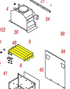 PROTHERM - primární výměník SD - 4 ramenný