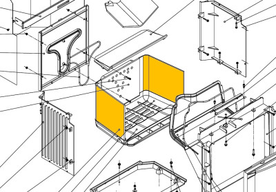 JOTUL Boční vnitřní díl I 520 (1 kus); ND 10403912