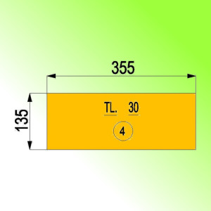 HAAS+SOHN Deska 30x130x355 (vermiculite) - Vestre; ND 0050500520005