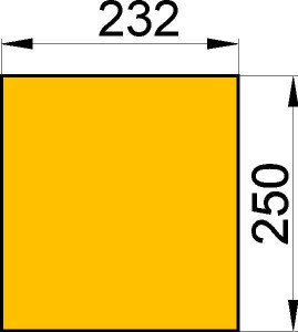 HAAS+SOHN Cihla č. 20; 1 kus; 30x232x250 mm, šamot; ND 0050100200005