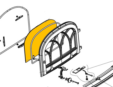 JOTUL Náhradní sklo pro kamna F 500; ND 129069